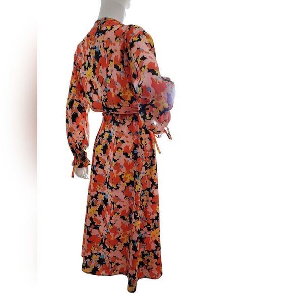 Plan C Multicolor Long Sleeve Dress - Picture 11 of 13